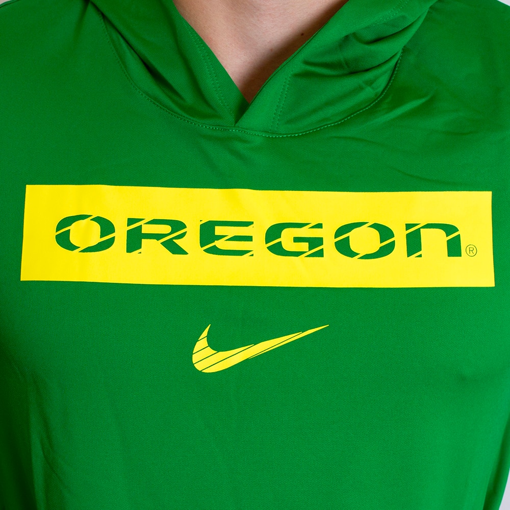 Oregon, Nike, Green, Long Sleeve, Performance/Dri-FIT, Men, Football, Heavy, French terry, Hoodie, T-Shirt, 797553